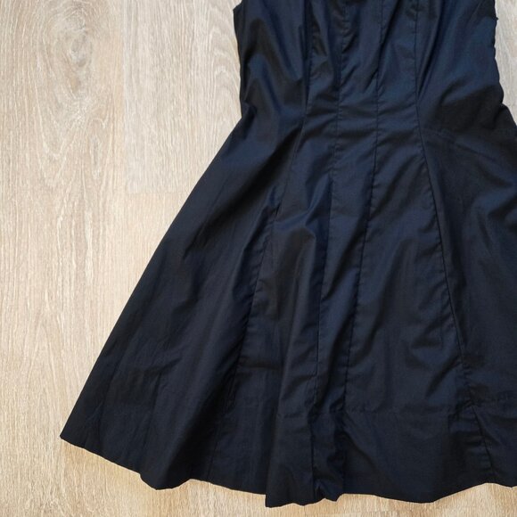 A New Day Corset Woven Mini A-Line Cotton Dress Size 4 Square Neck New With Tags - Picture 11 of 17